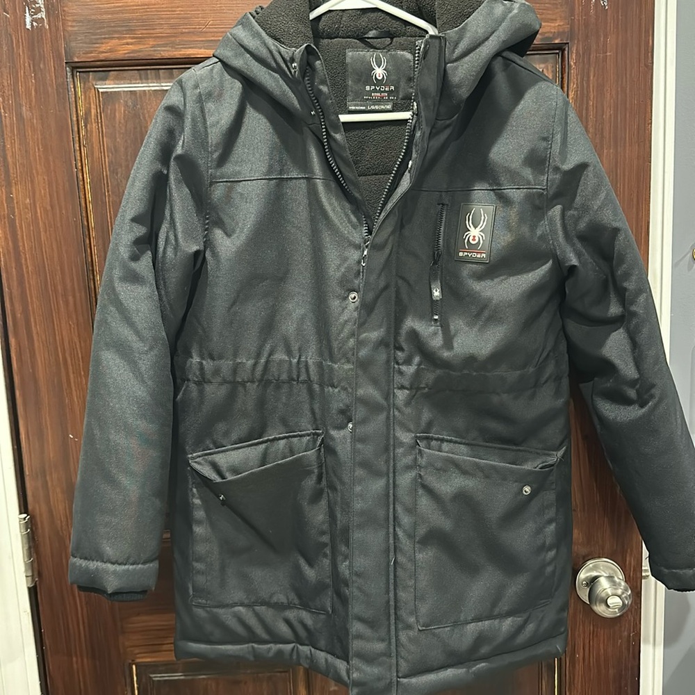 *SOLD*Spider youth jacket color black
